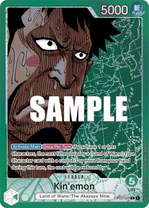 Kin´emon — OP-02: Paramount War (op02) — No. OP02-025a — Ver. Alternate Art — vAlternate Art