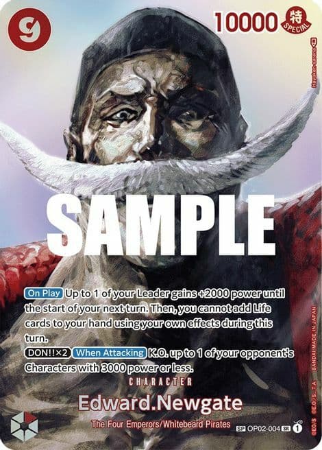 Edward.Newgate — OP-04: Kingdoms of Intrigue (op04) — No. OP02-004 — Ver. Alternate Art — vAlternate Art