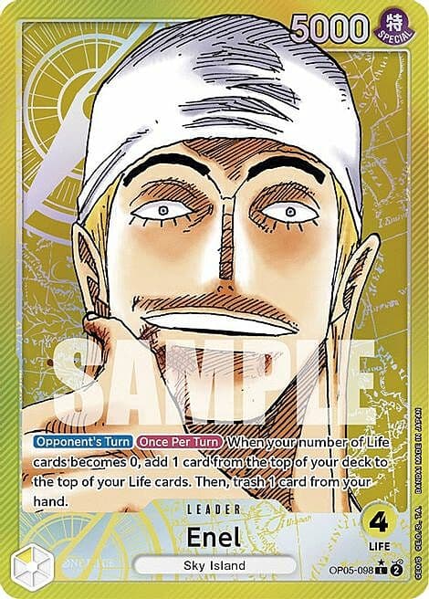 Enel — OP-05: Awakening of the New Era (op05) — No. OP05-098a — Ver. Alternate Art — v098 | Alternate Art