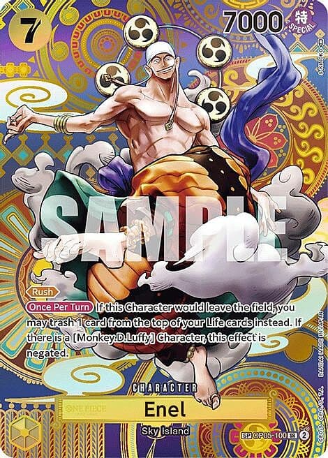 Enel — OP-05: Awakening of the New Era (op05) — No. OP05-100 — Ver. Special — vSpecial Rare