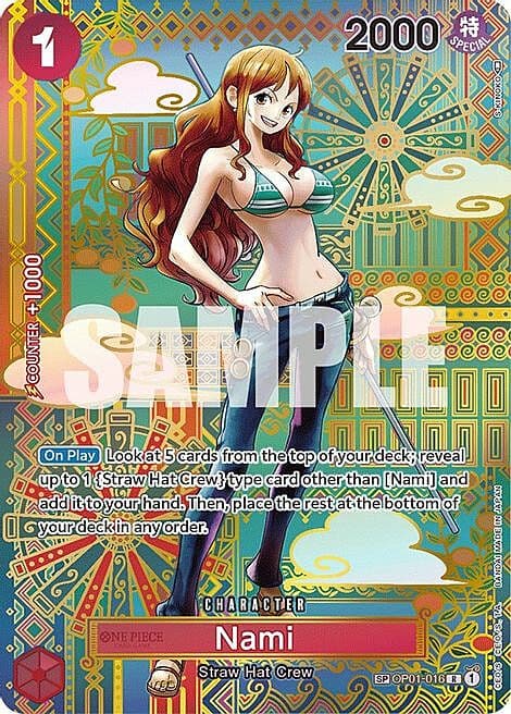 Nami — OP-05: Awakening of the New Era (op05) — No. OP01-016 — Ver. Special — vSpecial Rare