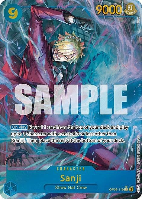 Sanji — OP-06: Wings of the Captain (op06) — No. OP06-119a — Ver. Alternate Art — vAlternate Art