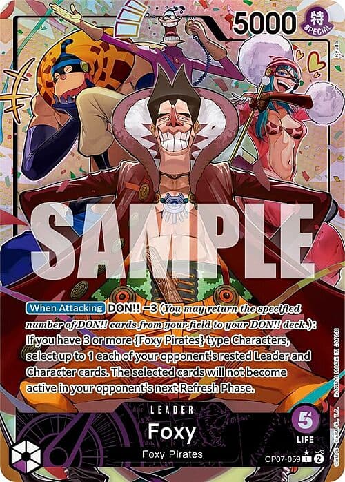 Foxy — OP-07: 500 Years into the Future (op07) — No. OP07-059a — Ver. Alternate Art — vAlternate Art