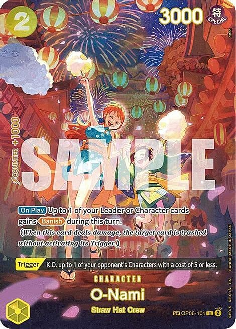 O-Nami — OP-07: 500 Years into the Future (op07) — No. OP06-101 — Ver. Special — vSpecial Rare