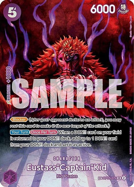 Eustass"Captain"Kid — OP-07: 500 Years into the Future (op07) — No. OP05-074 — Ver. Special — vSpecial Rare