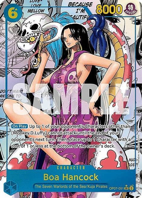 Boa Hancock — OP-07: 500 Years into the Future (op07) — No. OP07-051m — Ver. Alternate Art — vManga Panel Alternate Art | Secret Rare