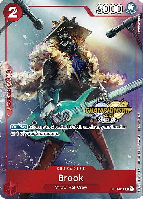 Brook — Championships Promo (op-chp) — No. ST01-011 — Ver. Promo — vCelebration Pack | Championship 2023