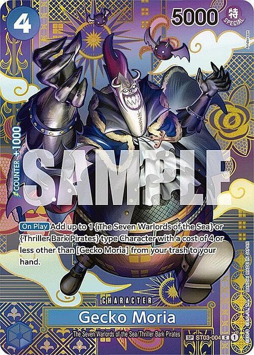 Gecko Moria — OP-08: Two Legends (op08) — No. ST03-004 — Ver. Special — vSpecial Rare