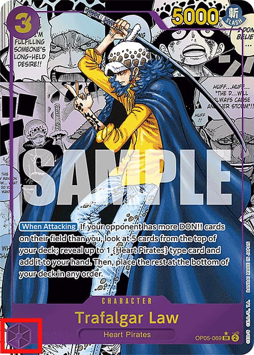 Trafalgar Law — PRB-01: The Best - Premium Booster (prb01) — No. OP05-069m — Ver. Alternate Art — vManga Panel Alternate Art | Reprint ( lighter colors)