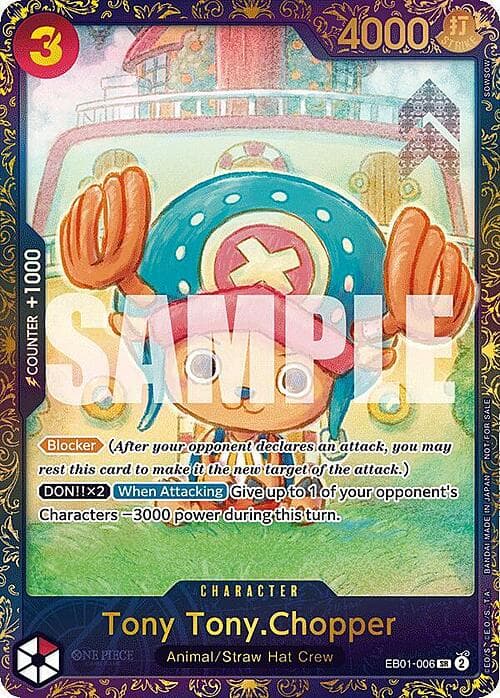 Tony Tony.Chopper — Championships Promo (op-chp) — No. EB01-006 — Ver. Promo — vTreasure Cup 2024 | Gold