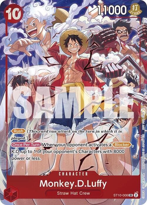 Monkey.D.Luffy — Tournament Pack (op-tp) — No. ST10-006 — Ver. Promo — vOne Piece Day Dallas 2025