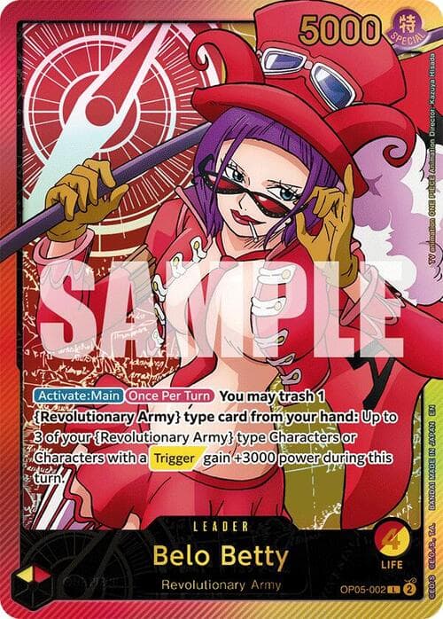 Belo Betty — EB-02: Anime 25th Collection (eb-02) — No. OP05-002 — Ver. Special — vSpecial Rare