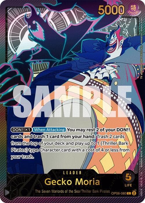 Gecko Moria — EB-02: Anime 25th Collection (eb-02) — No. OP06-080 — Ver. Special — vSpecial Rare