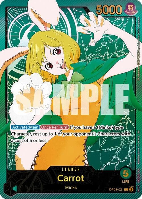 Carrot — EB-02: Anime 25th Collection (eb-02) — No. OP08-021 — Ver. Special — vSpecial Rare