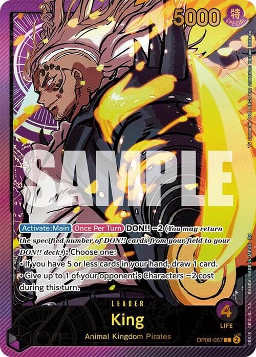 King — EB-02: Anime 25th Collection (eb-02) — No. OP08-057 — Ver. Special — vSpecial Rare