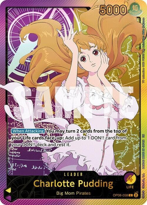 Charlotte Pudding — EB-02: Anime 25th Collection (eb-02) — No. OP08-058 — Ver. Special — vSpecial Rare