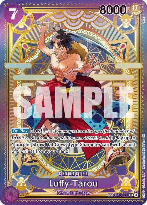 Luffy-Tarou — OP-11: A Fist of Divine Speed (op11) — No. ST18-005 — Ver. Special — vSpecial Rare
