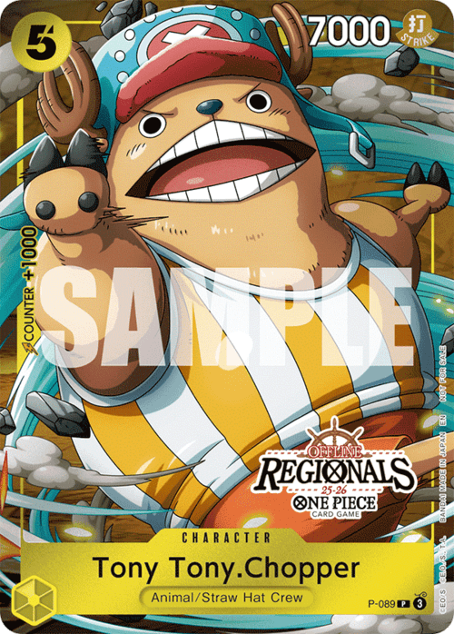Tony Tony.Chopper — Store Tournaments Promos (stp) — No. P-089 — Ver. Promo — vOffline Regional 2024 | Participant