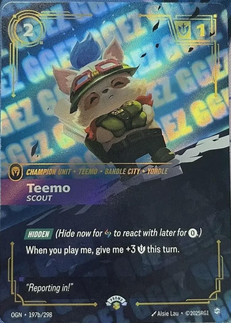 Teemo - Scout — Nexus Night Promos (nnp) — No. 197 — vNexus Night Promo | Alternate Art